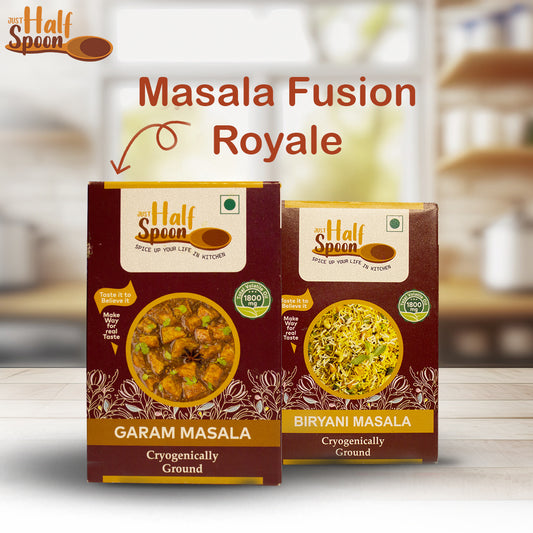 Just HalfSpoon Biryani Masala and Garam Masala Combo(2 x 100gms)